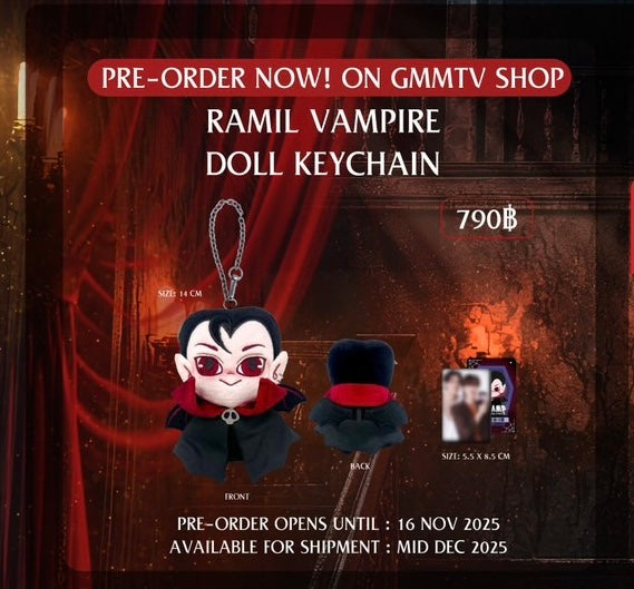 【PRE-ORDER】RAMIL VAMPIRE DOLL KEYCHAIN