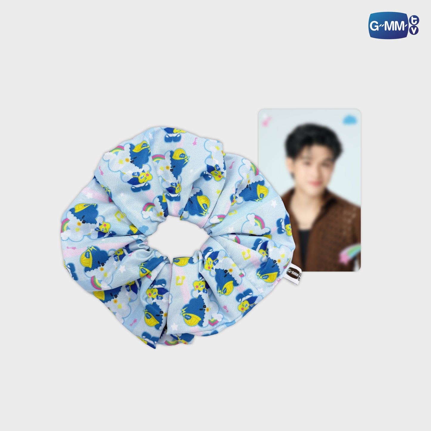 POPOS25-137 SMYLE CHARACTER HAIR SCRUNCHIE