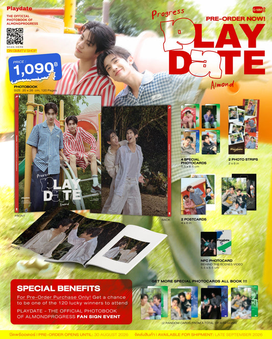 【PRE-ORDER】PLAYDATE | THE OFFICIAL PHOTOBOOK OF ALMONDPROGRESS