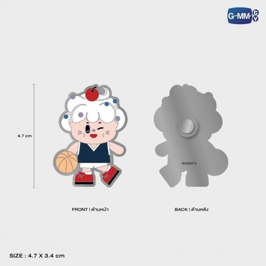 GMMTV STARLYMPIC 2025 FANDOM CHARACTER PIN