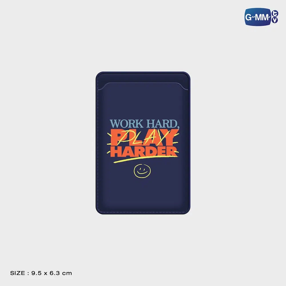 WORK HARD PLAY HARDER MAGNETIC WALLET | ENEMIES WITH BENEFITS
