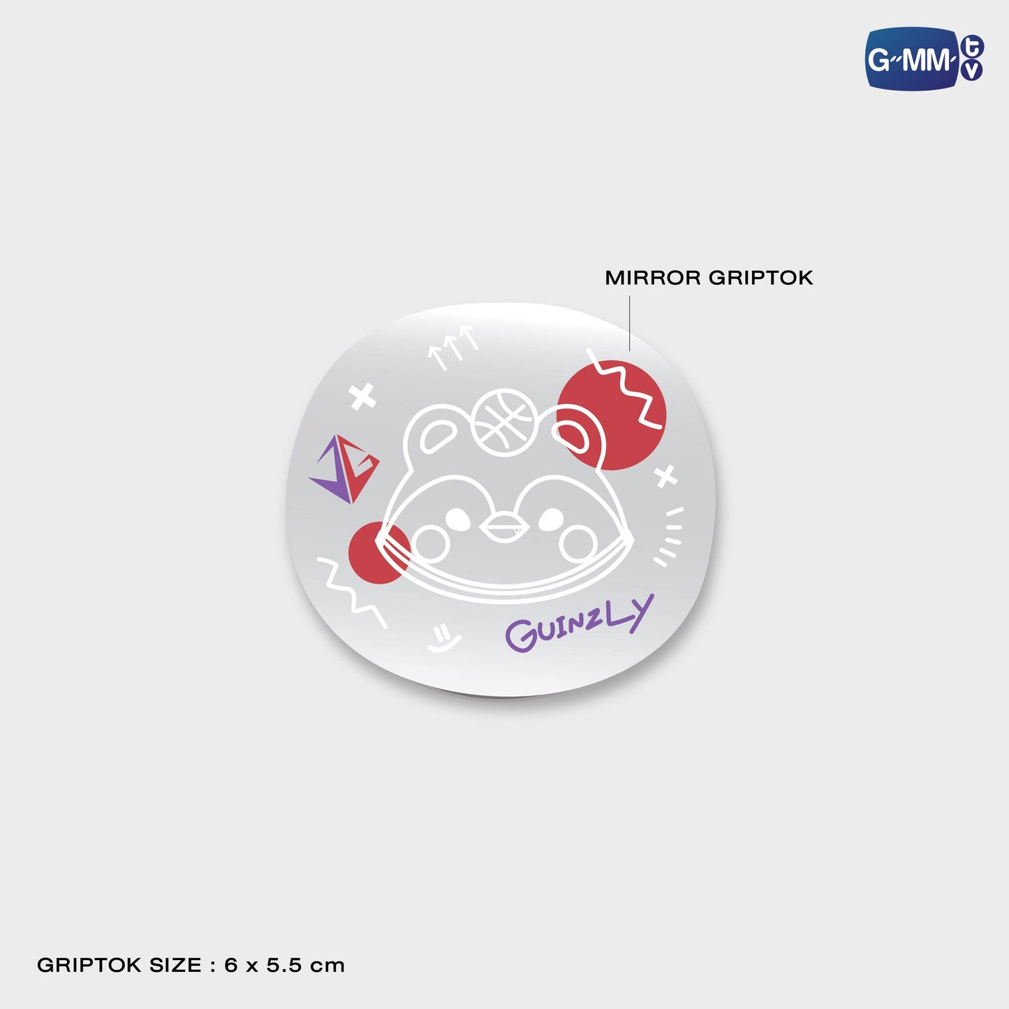 POPOS25-102 GUINZLY MIRROR GRIPTOK MAGSAFE