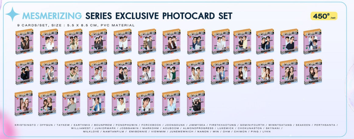 【GMMTV FANIVAL】MESMERIZING SERIES EXCLUSIVE PHOTOCARD SET
