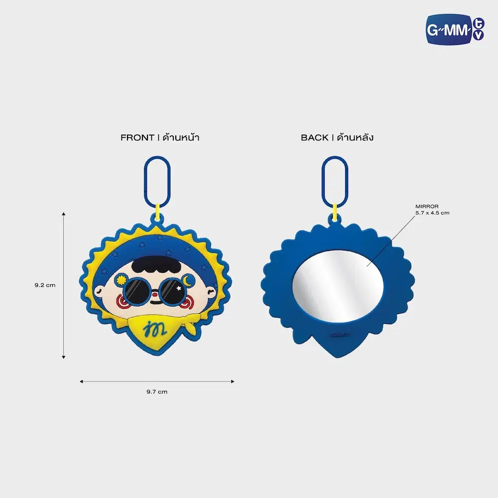JUMMO GMMTV FANDOM CHARACTER MIRROR KEYCHAIN