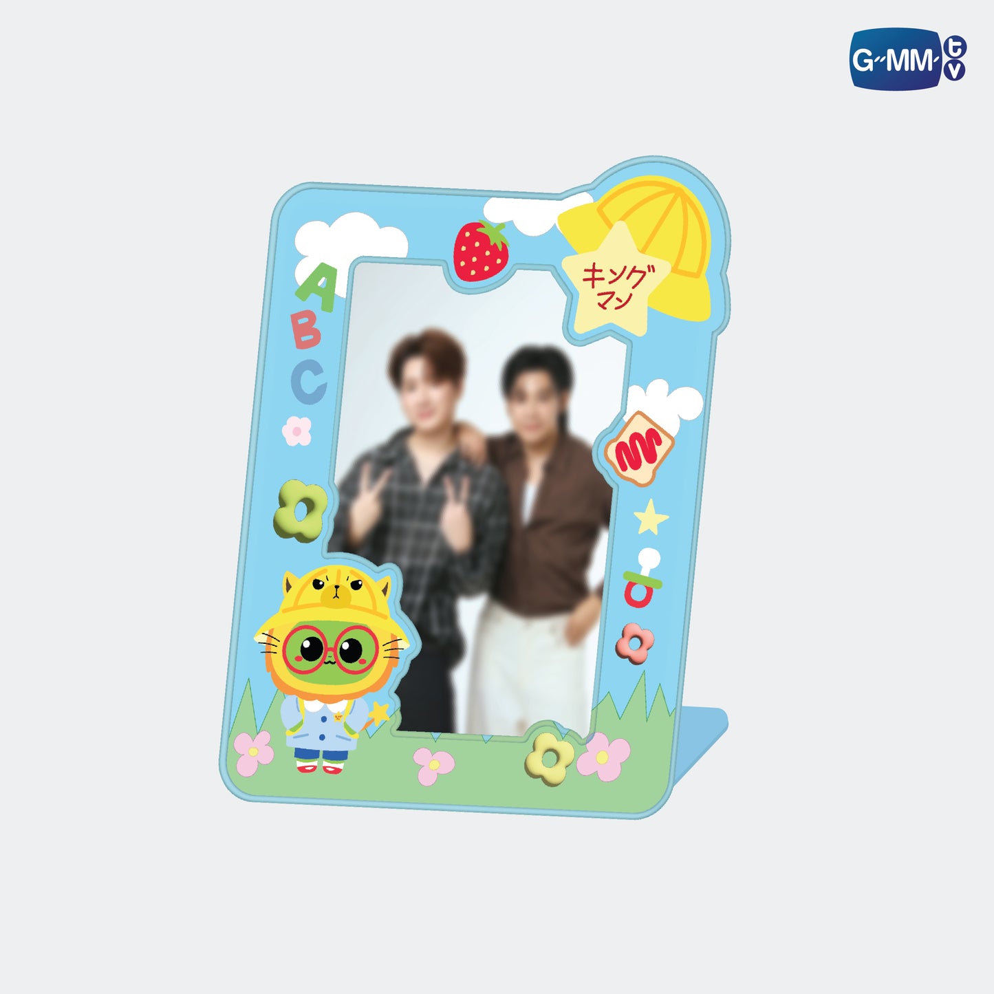 POPOS25-059 KING MAN CARD HOLDER STAND WITH PHOTOCARD