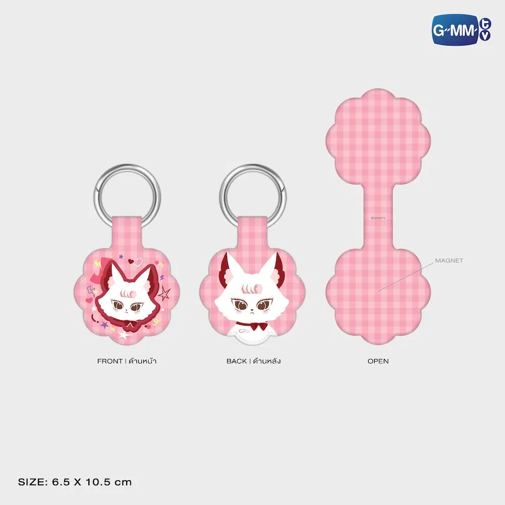 JEWEL GMMTV FANDOM CHARACTER MAGNETIC UTILITY CLIP KEYCHAIN