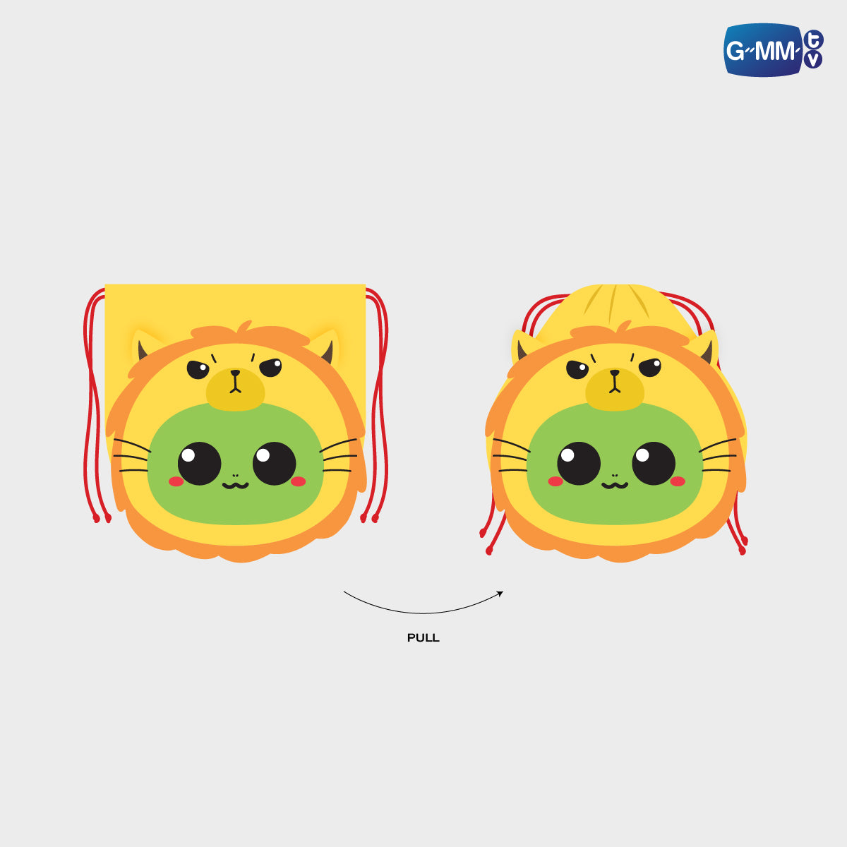 POPOS25-511 FANDOM CHARACTER DRAWSTRING POUCH KING MAN