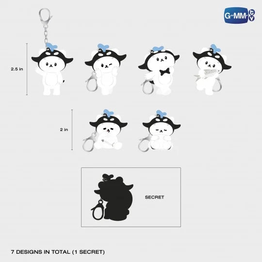 POLCASAN RANDOM DOLL KEYCHAIN WHOLE SET