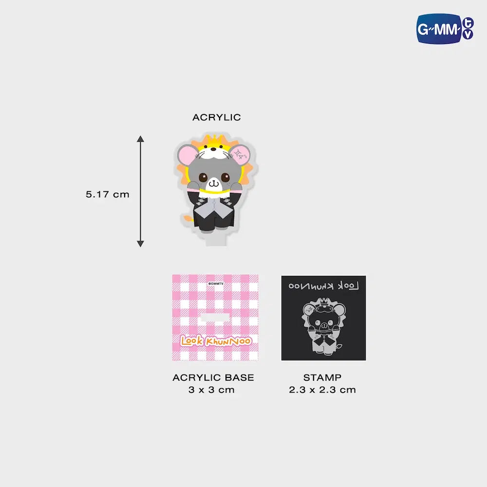 LOOK KHUNNOO GMMTV FANDOM CHARACTER SELF-INKING STAMP