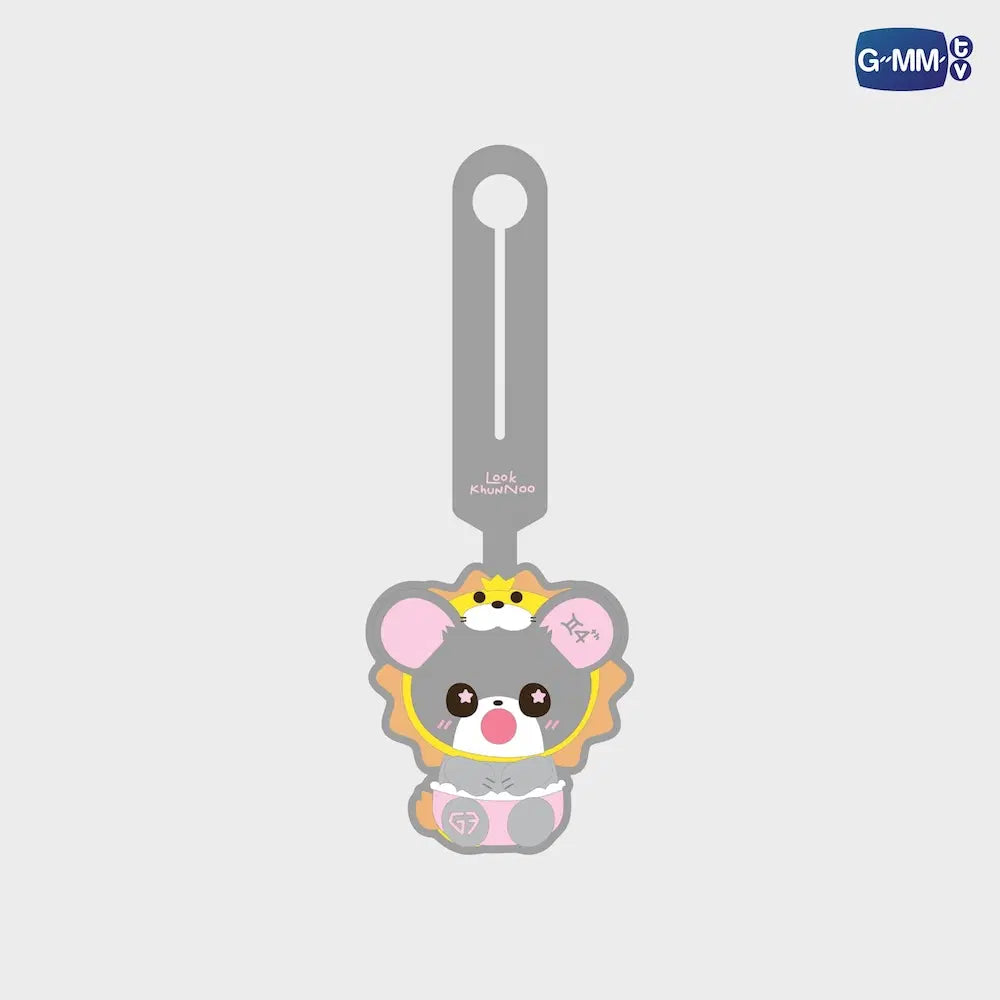 LOOK KHUNNOO GMMTV FANDOM CHARACTER RUBBER BAG TAG