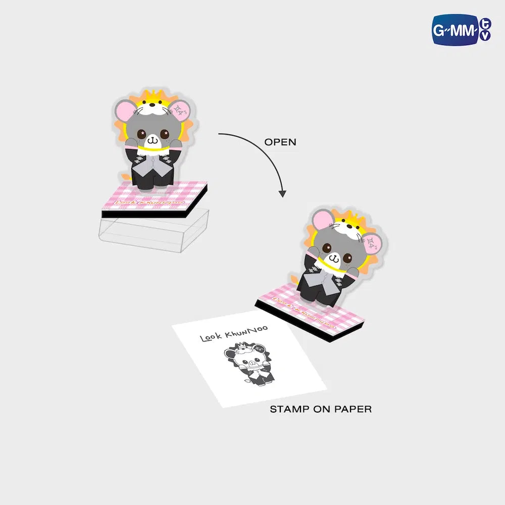 LOOK KHUNNOO GMMTV FANDOM CHARACTER SELF-INKING STAMP