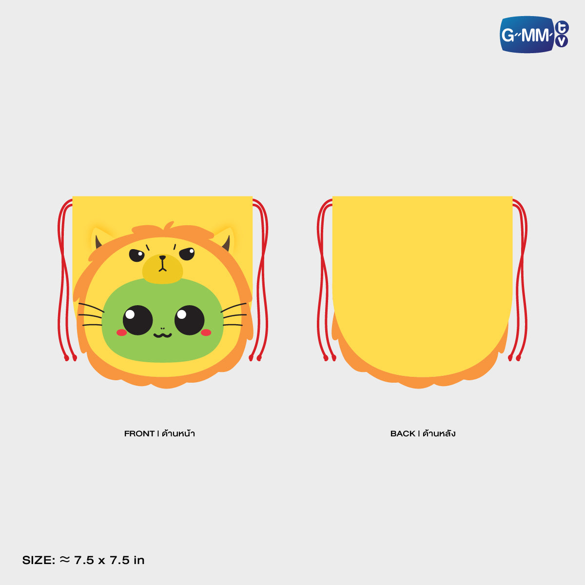 POPOS25-511 FANDOM CHARACTER DRAWSTRING POUCH KING MAN