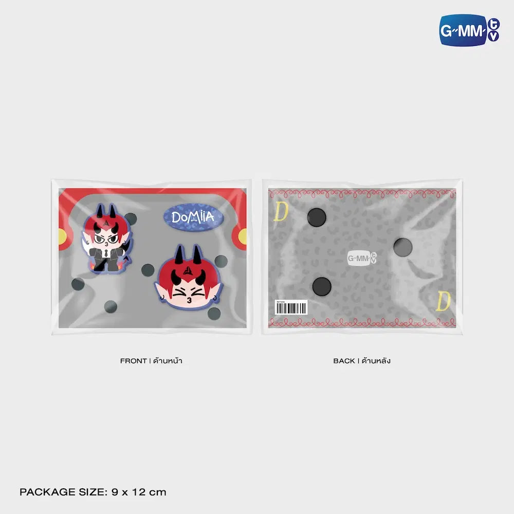 DOMIIA  FANDOM CHARACTER RUBBER CHARM SET