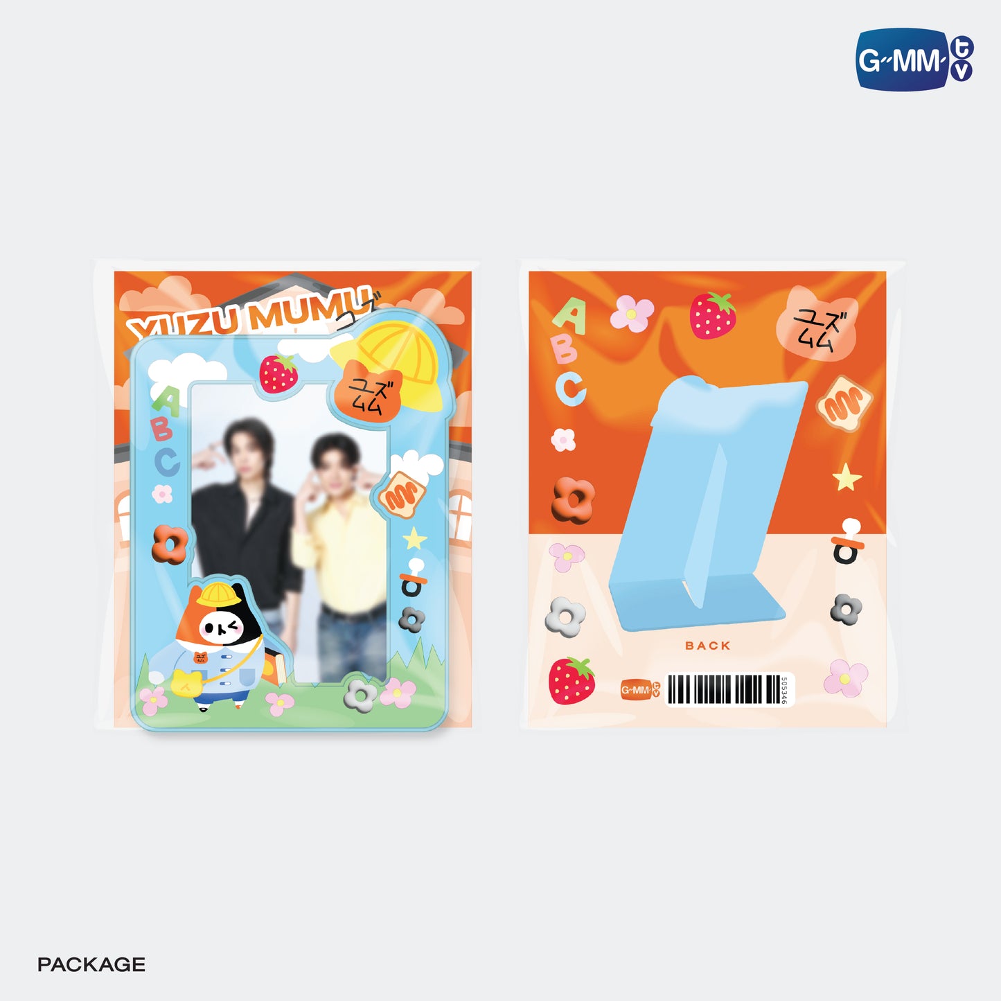 POPOS25-068 YUZU MUMU CARD HOLDER STAND WITH PHOTOCARD