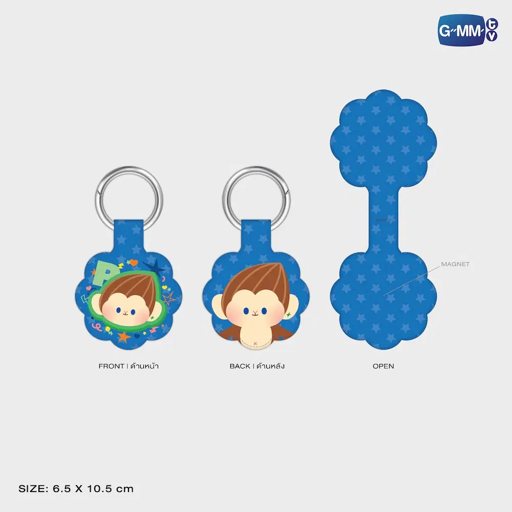 PONPON GMMTV FANDOM CHARACTER MAGNETIC UTILITY CLIP KEYCHAIN