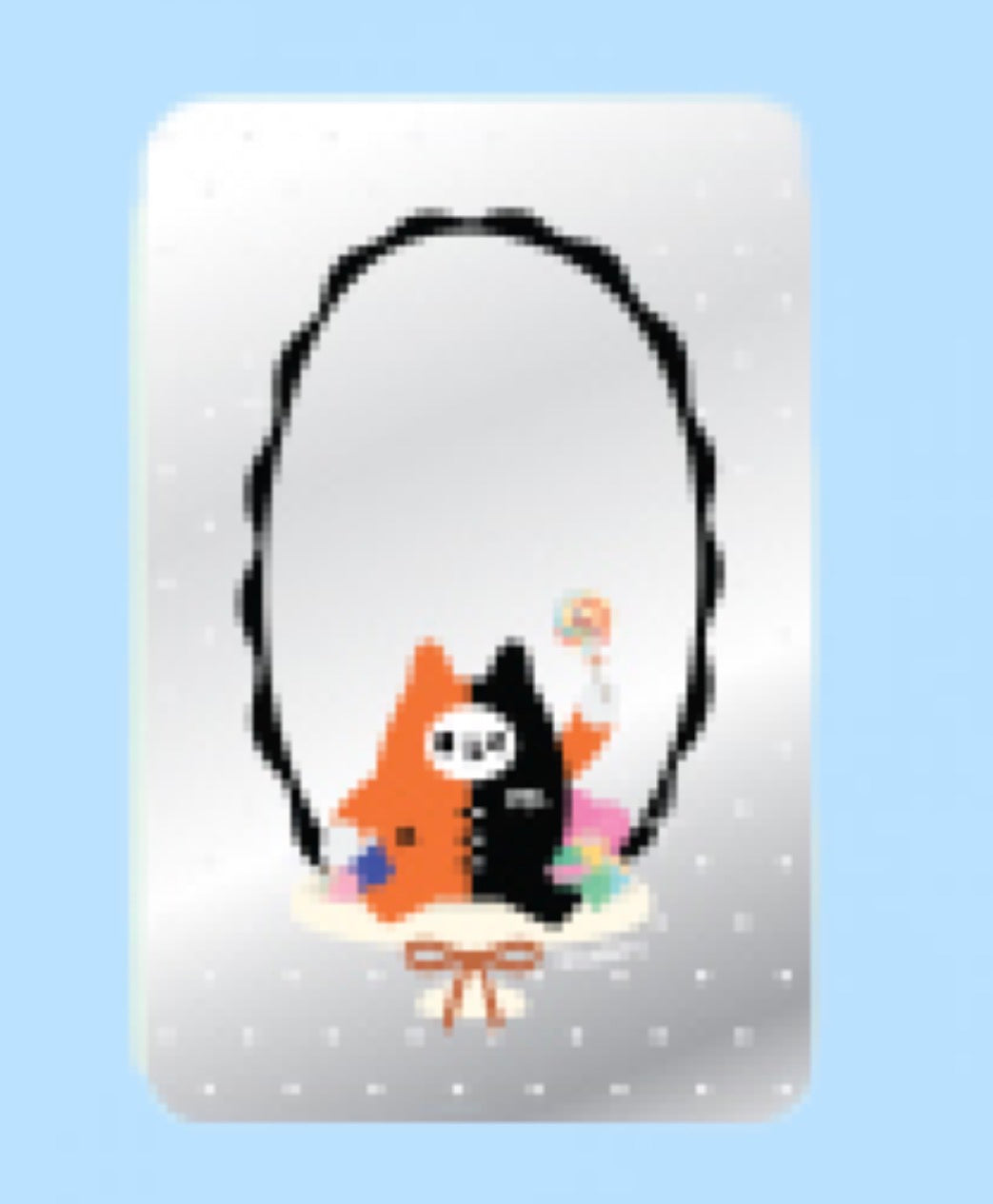 YUZU MUMU FANDOM CHARACTER MAGNETIC MIRROR WALLET