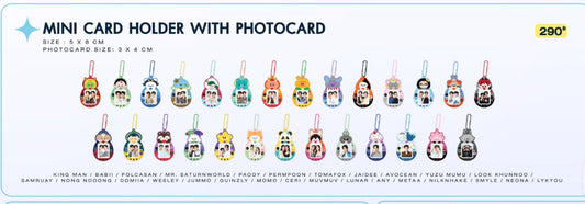 【GMMTV FANIVAL】MINI  CARD HOLDER WITH PHOTOCARD