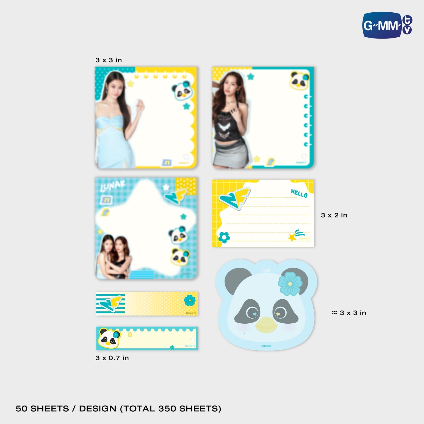 POPOS25-052 LUNAR NOTEPAD SET