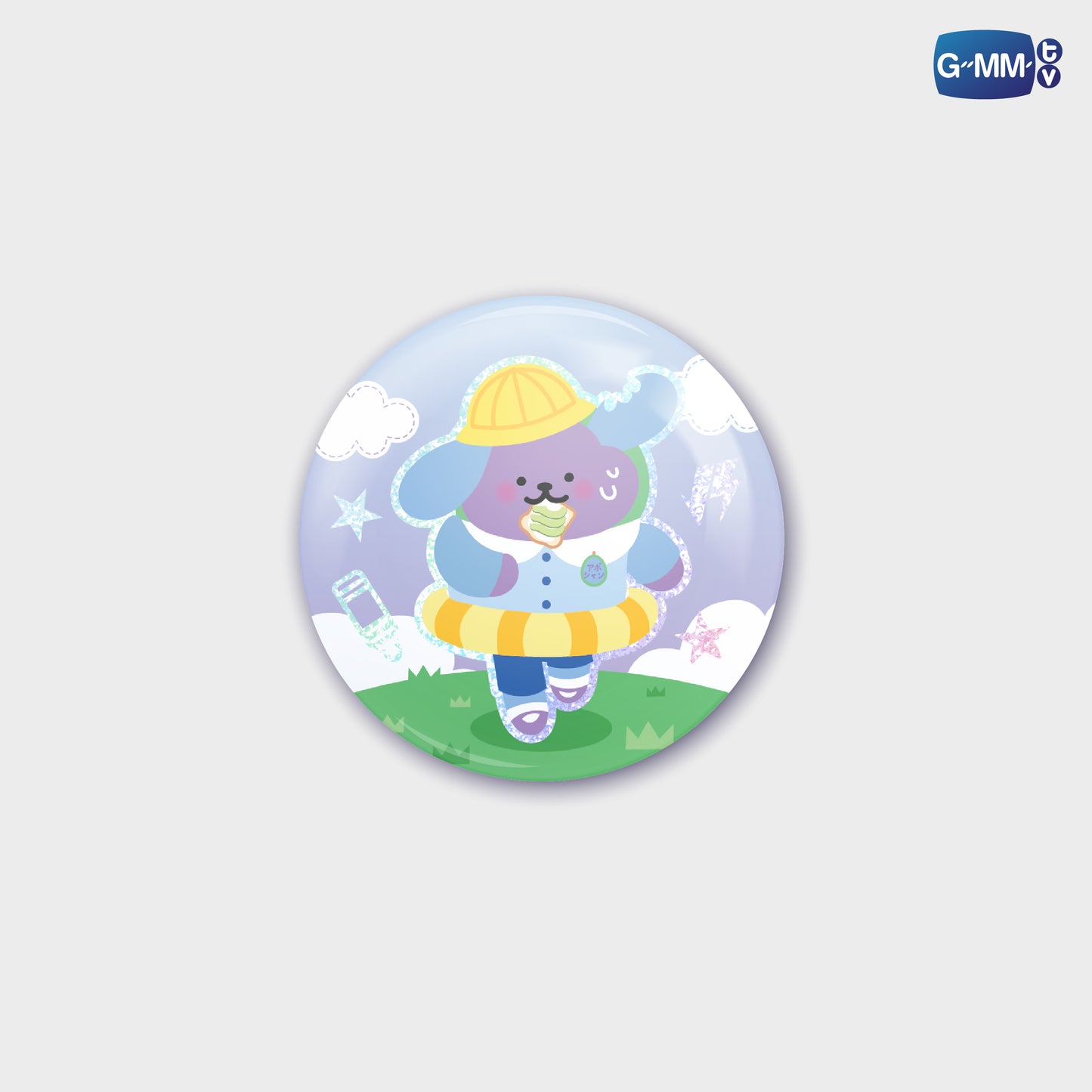 POPOS25-013 AVOCEAN HOLOGRAM PIN