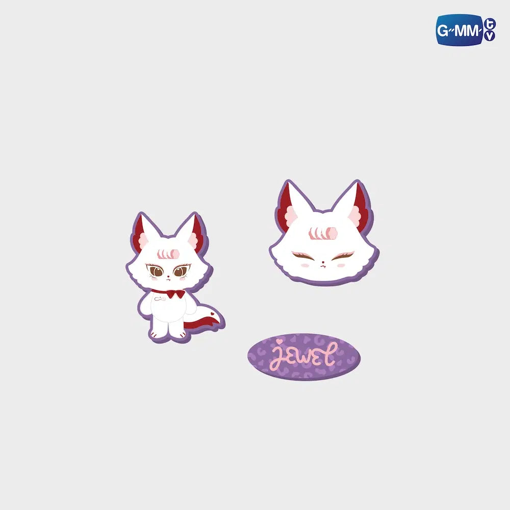 JEWEL FANDOM CHARACTER RUBBER CHARM SET