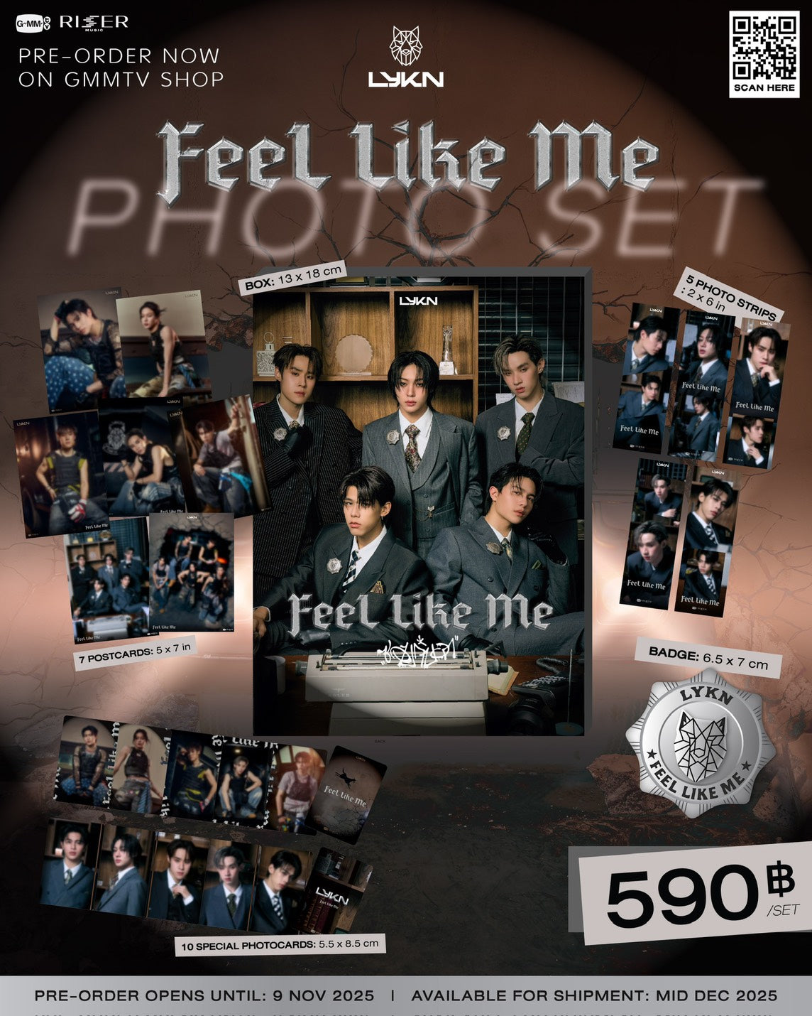 【PRE-ORDER】 LYKN FEEL LIKE ME PHOTO SET