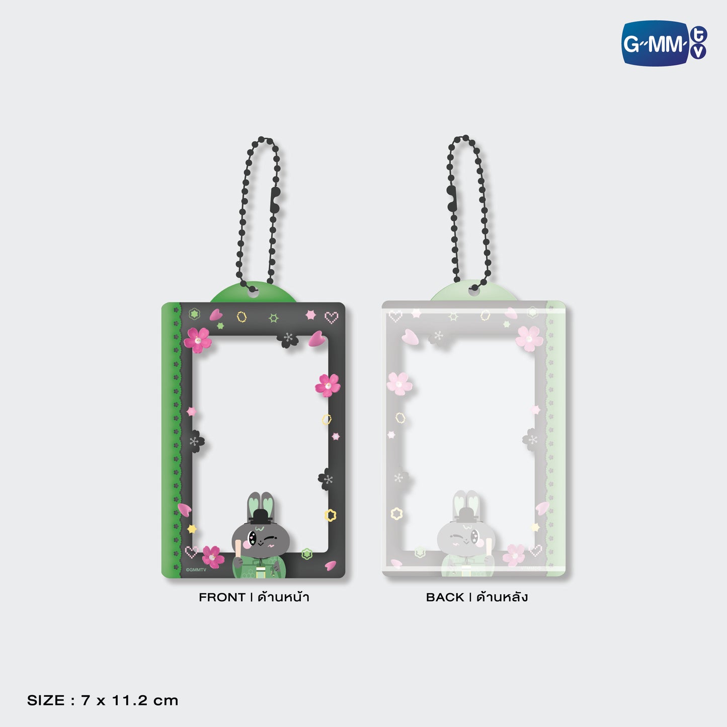 POPOS25-447 CARD HOLDER WITH PHOTOCARD METAA