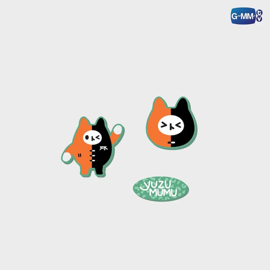 YUZU MUMU  FANDOM CHARACTER RUBBER CHARM SET