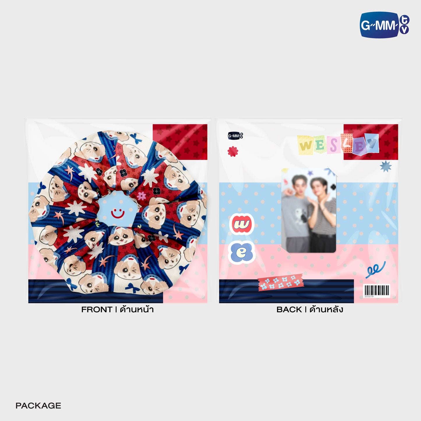 POPOS25-322 WESLEY HAIR SCRUNCHIE