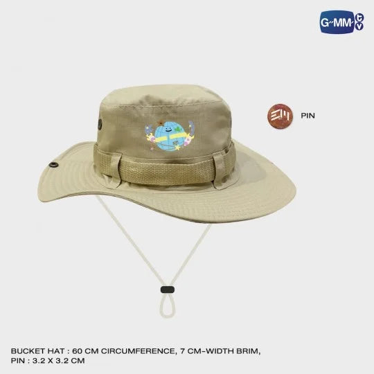 POPUPTK-124 MR. SATURNWORLD BUCKET HAT | LOVE OUT LOUD FAN FEST 2024