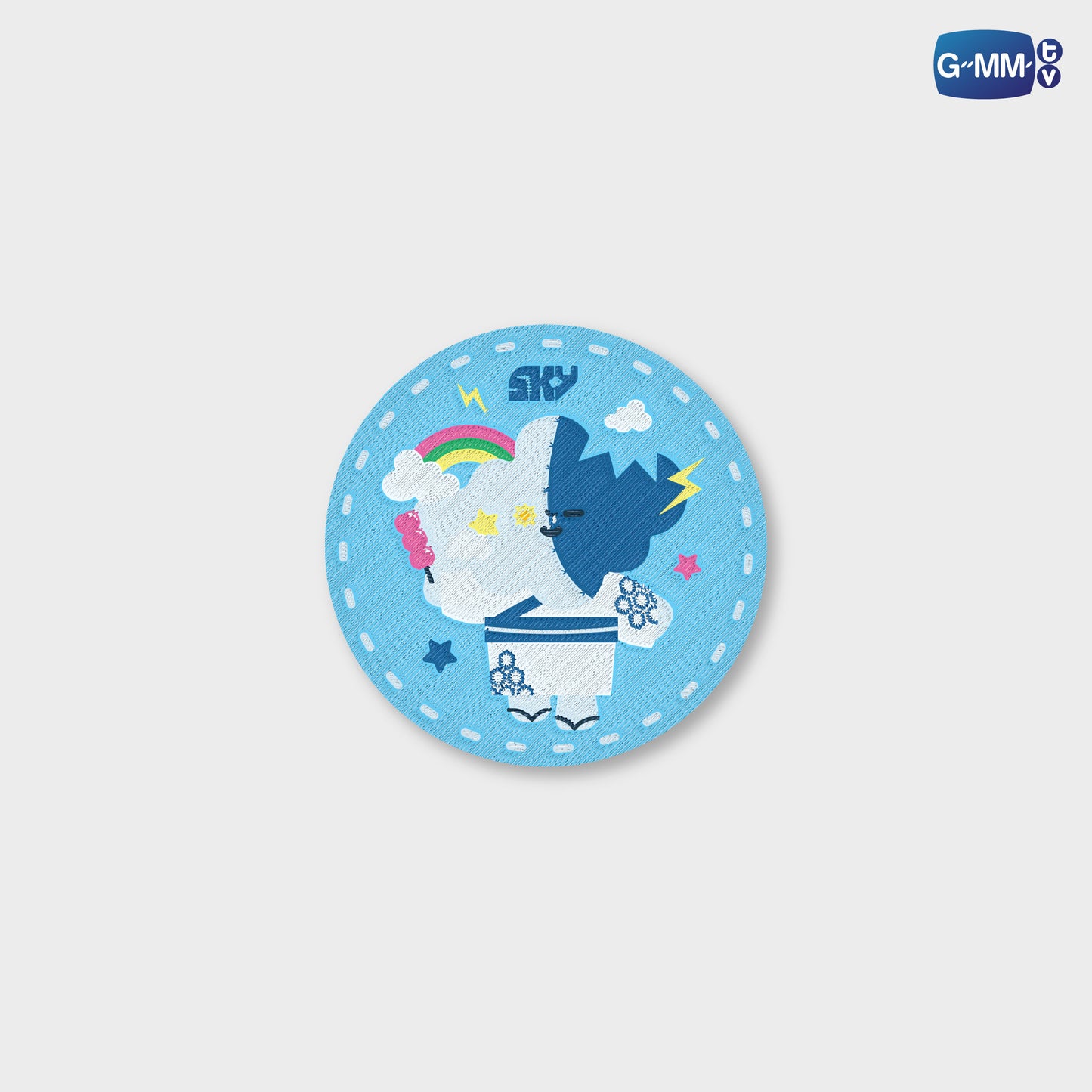 POPOS25-393 WOVEN PIN SMYLE