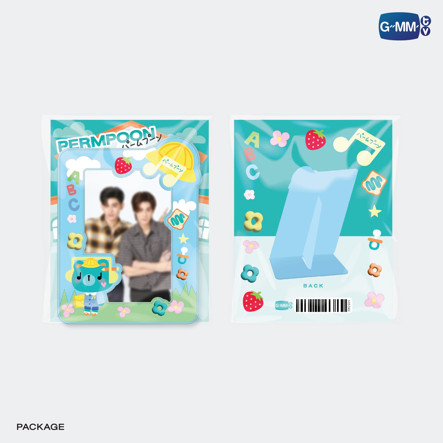 POPOS25-064 PERMPOON CARD HOLDER STAND WITH PHOTOCARD