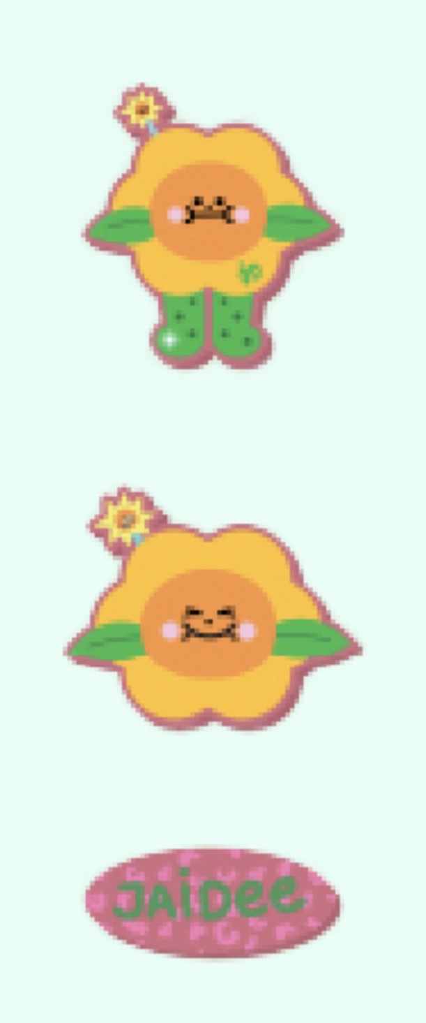 JAIDEE FANDOM CHARACTER RUBBER CHARM SET