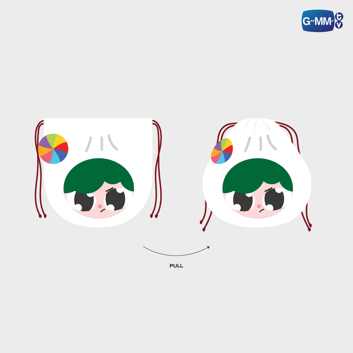 POPOS25-515 FANDOM CHARACTER DRAWSTRING POUCH PAODY