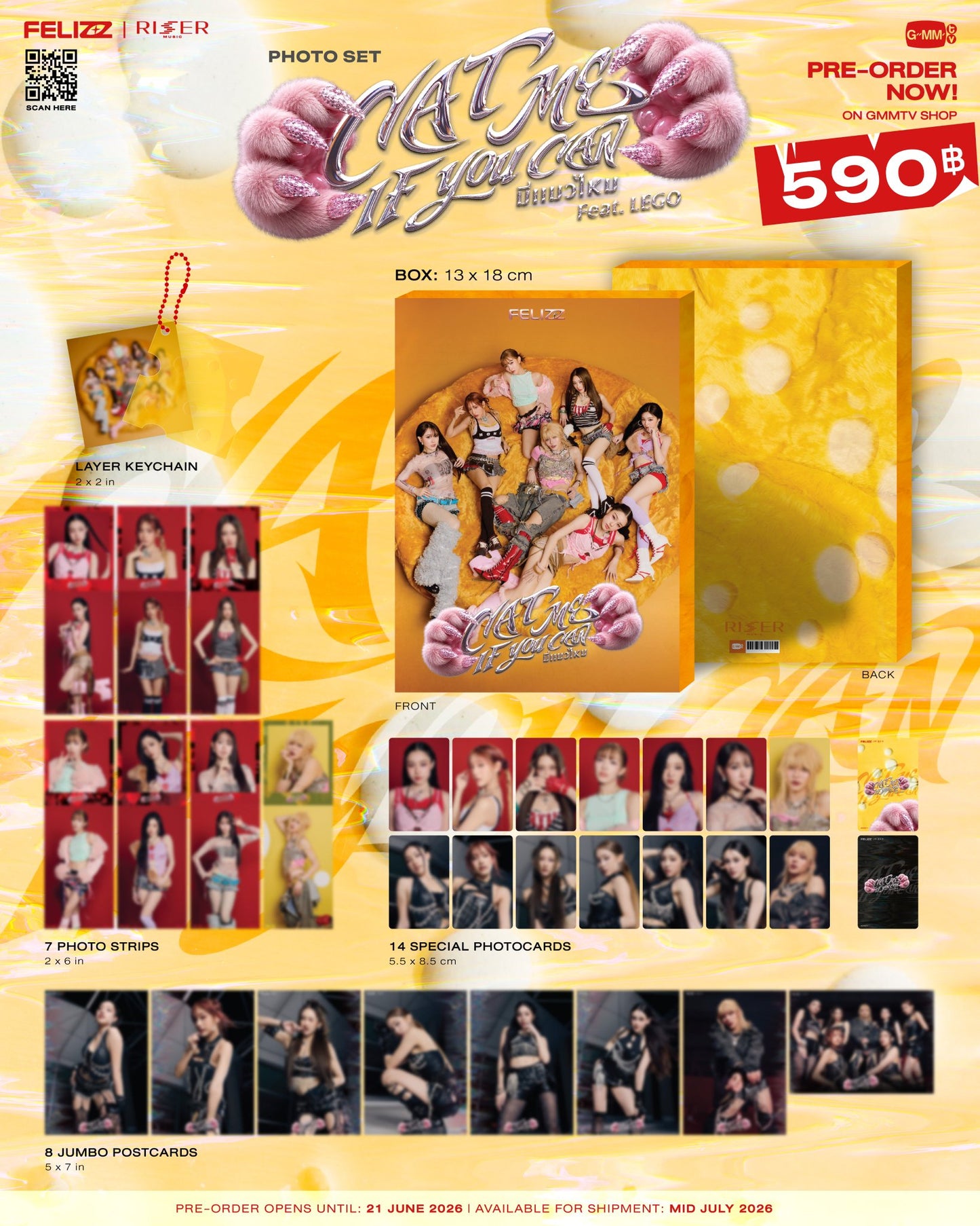 【PRE-ORDER】CAT ME IF YOU CAN PHOTO SET | FELIZZ X LEGO LYKN