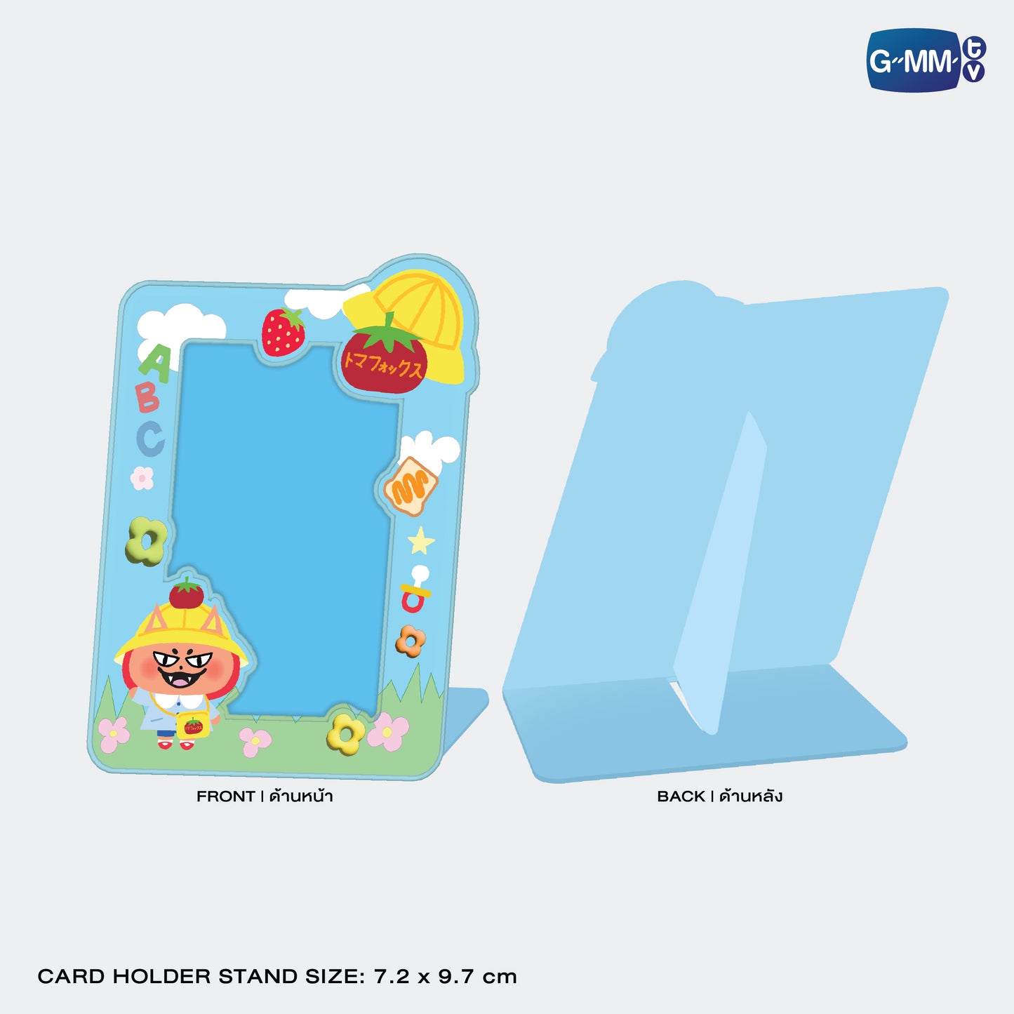 POPOS25-065 TOMAFOX CARD HOLDER STAND WITH PHOTOCARD