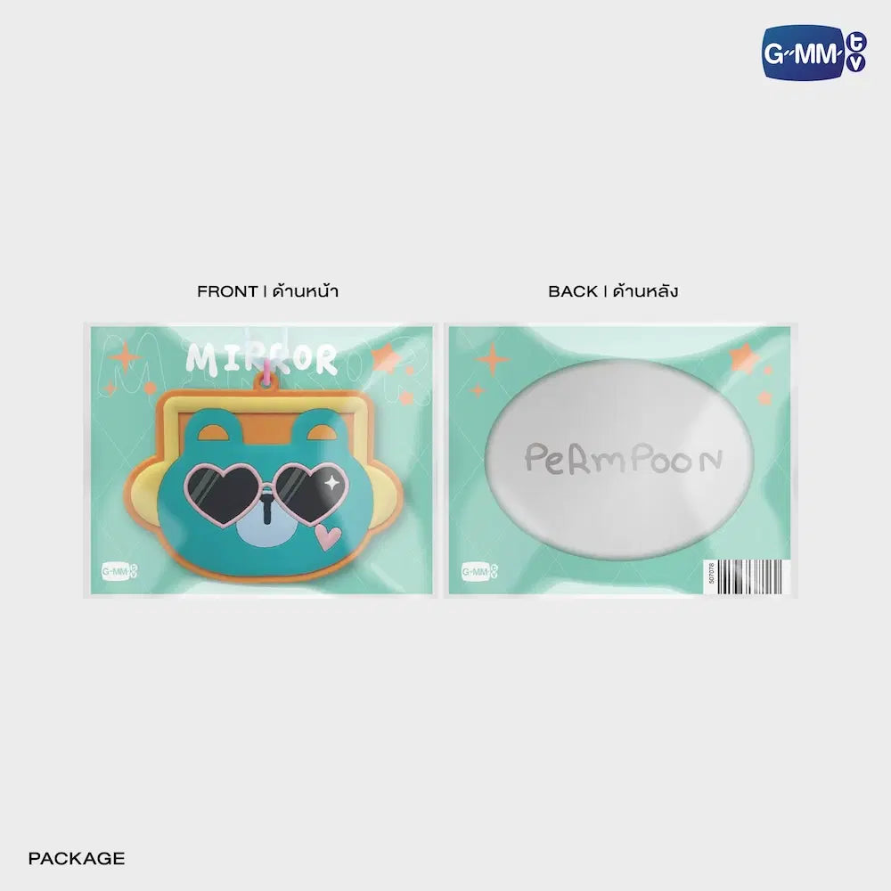 PERMPOON GMMTV FANDOM CHARACTER MIRROR KEYCHAIN