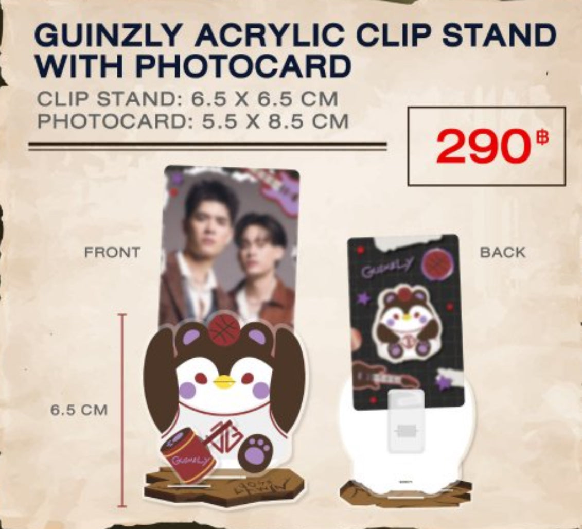 【PRE-ORDER】
【JOSS GAWIN INVINCIBLE FANCON】 GUINZLY ACRYLIC CLIP STAND WITH JOSSGAWIN PHOTOCARD
