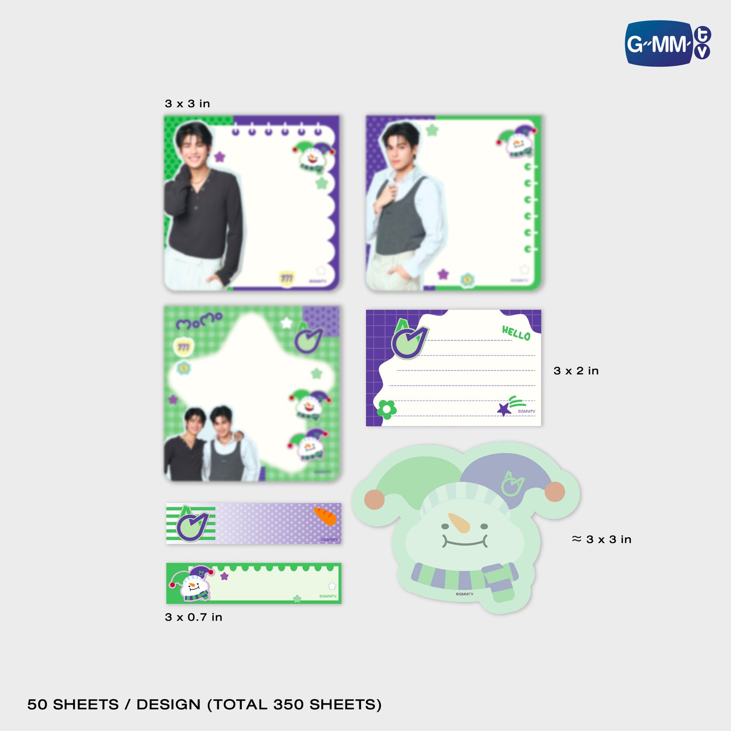 POPOS25-049 MOMO NOTEPAD SET