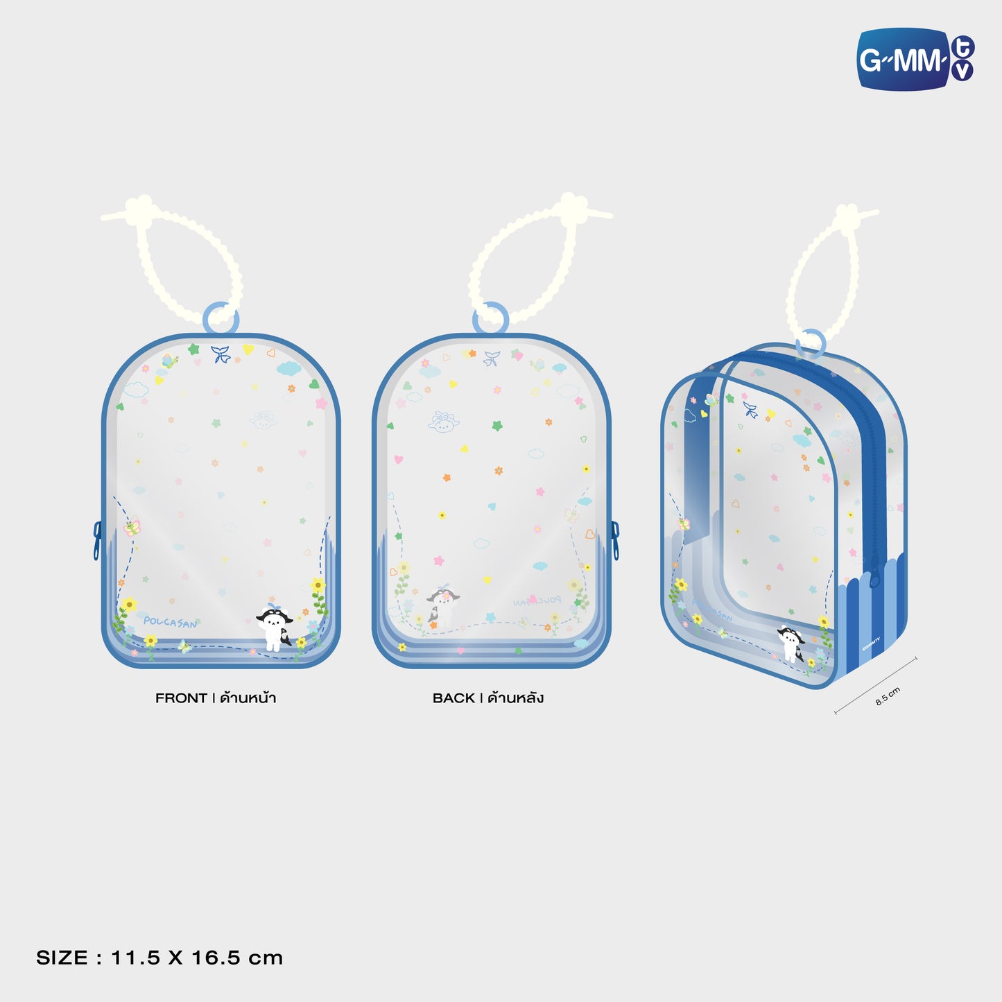 POPOS25-653 CLEAR POUCH POLCASAN