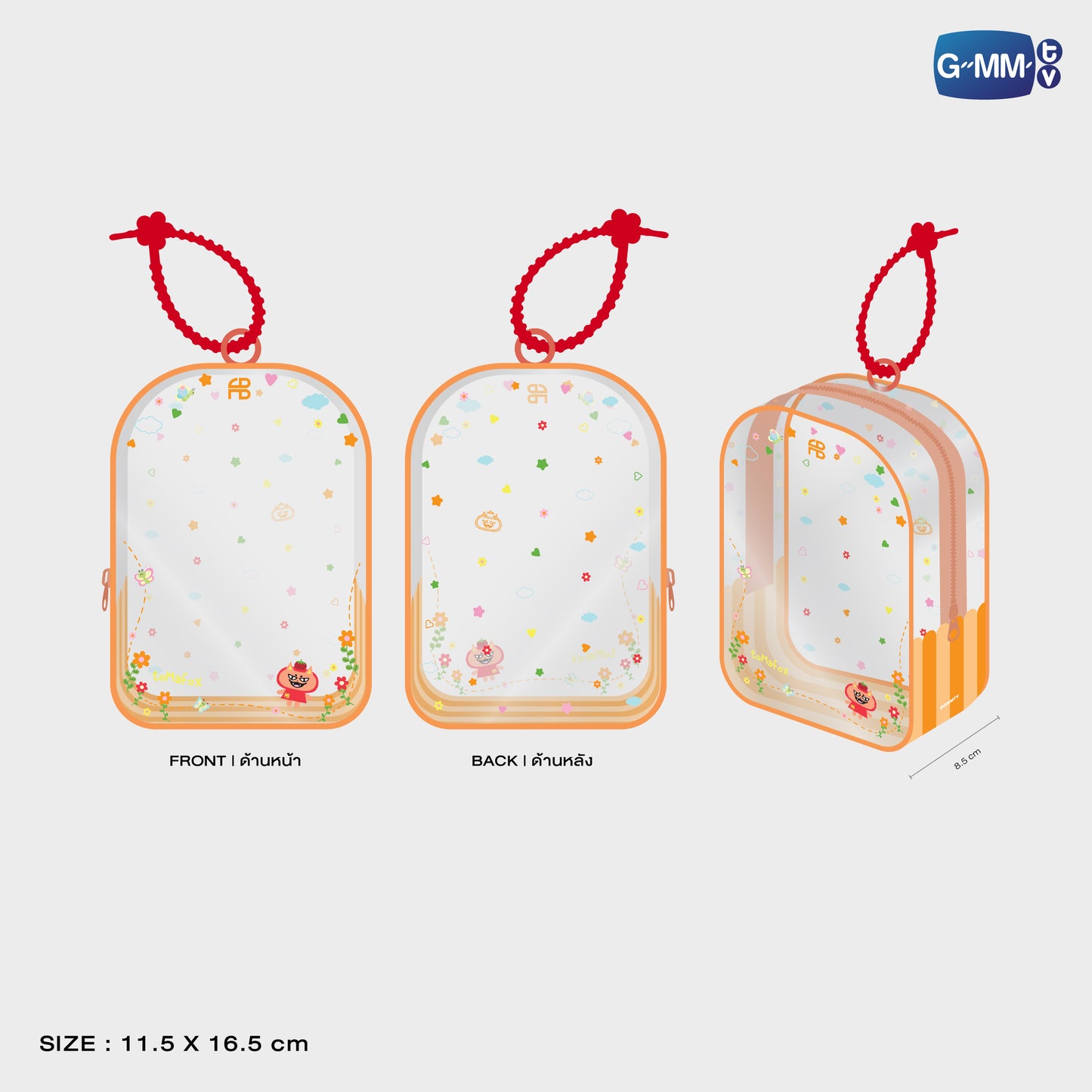 POPOS25-657 CLEAR POUCH TOMAFOX