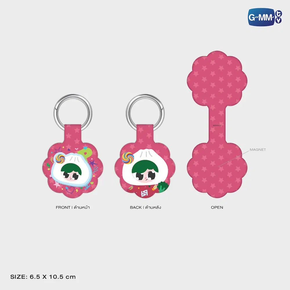 PAODY GMMTV FANDOM CHARACTER MAGNETIC UTILITY CLIP KEYCHAIN