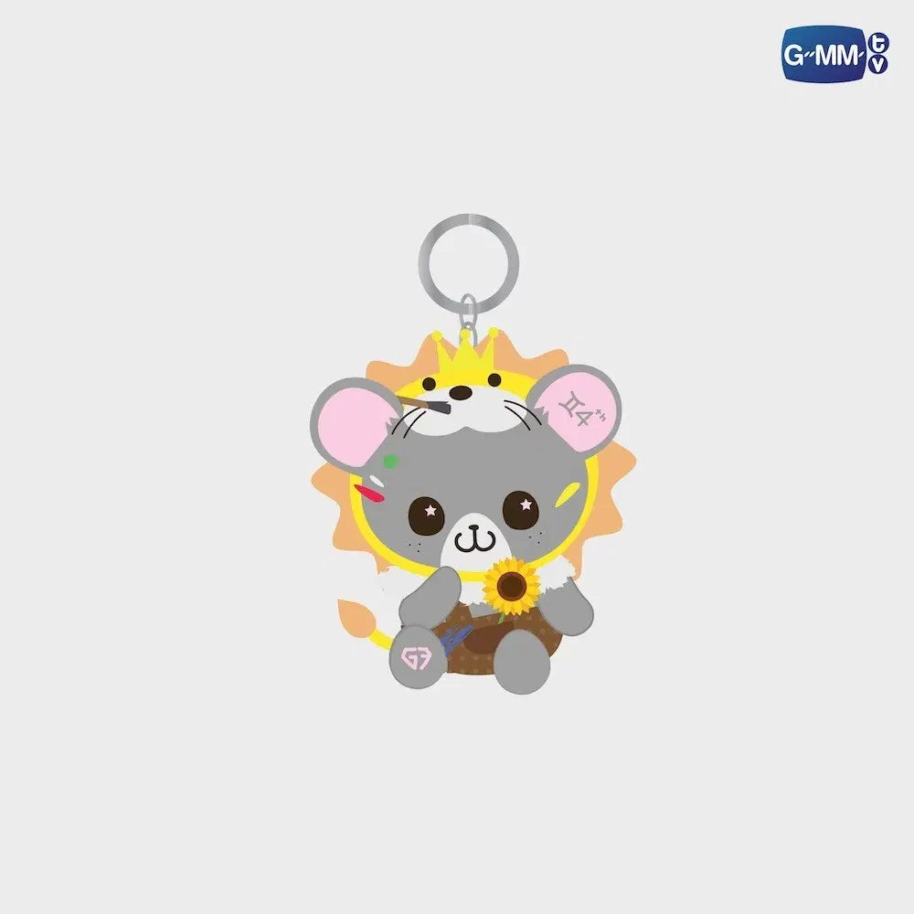 【PRE-ORDER】LOOK KHUNNOO LITTLE ARTIST MAGNETIC DOLL KEYCHAIN (GEMINI VERSION)