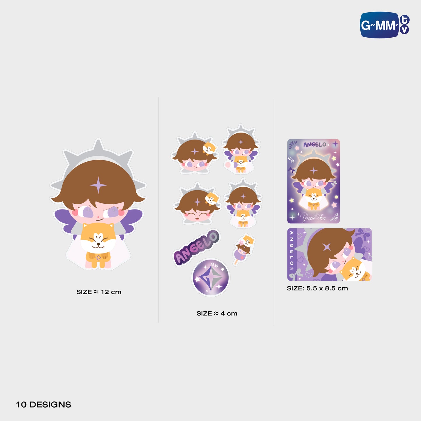 POPOS25-566 STICKER SET ANGELO