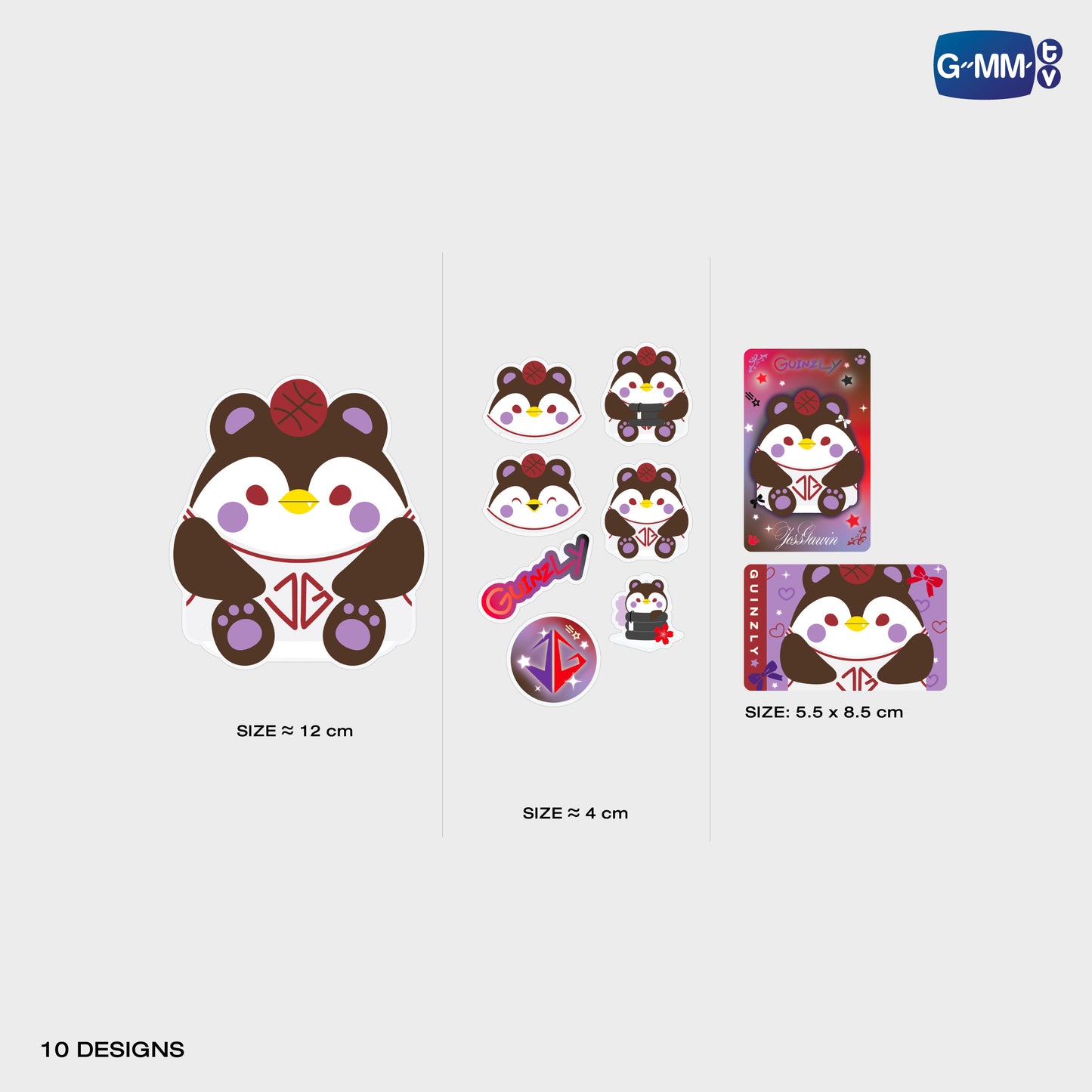 POPOS25-555 STICKER SET GUINZLY