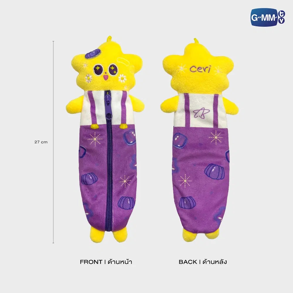 CERI GMMTV FANDOM CHARACTER PLUSH PENCIL CASE