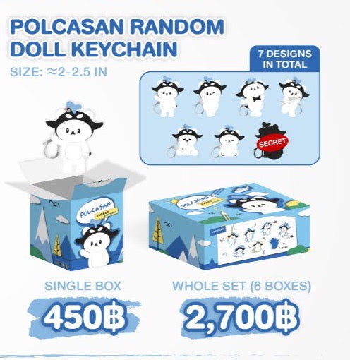 POLCASAN RANDOM DOLL KEYCHAIN SINGLE BOX