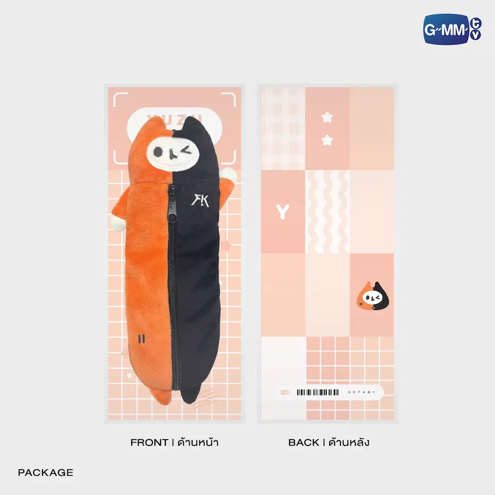 YUZU MUMU GMMTV FANDOM CHARACTER PLUSH PENCIL CASE