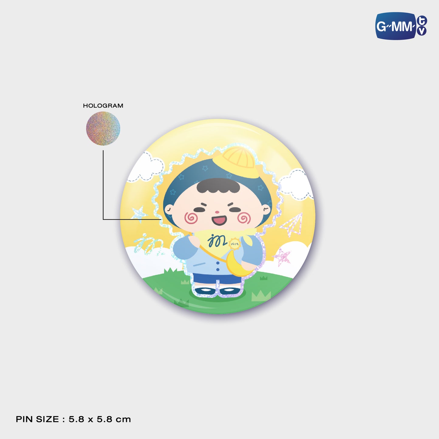 POPOS25-020 JUMMO HOLOGRAM PIN