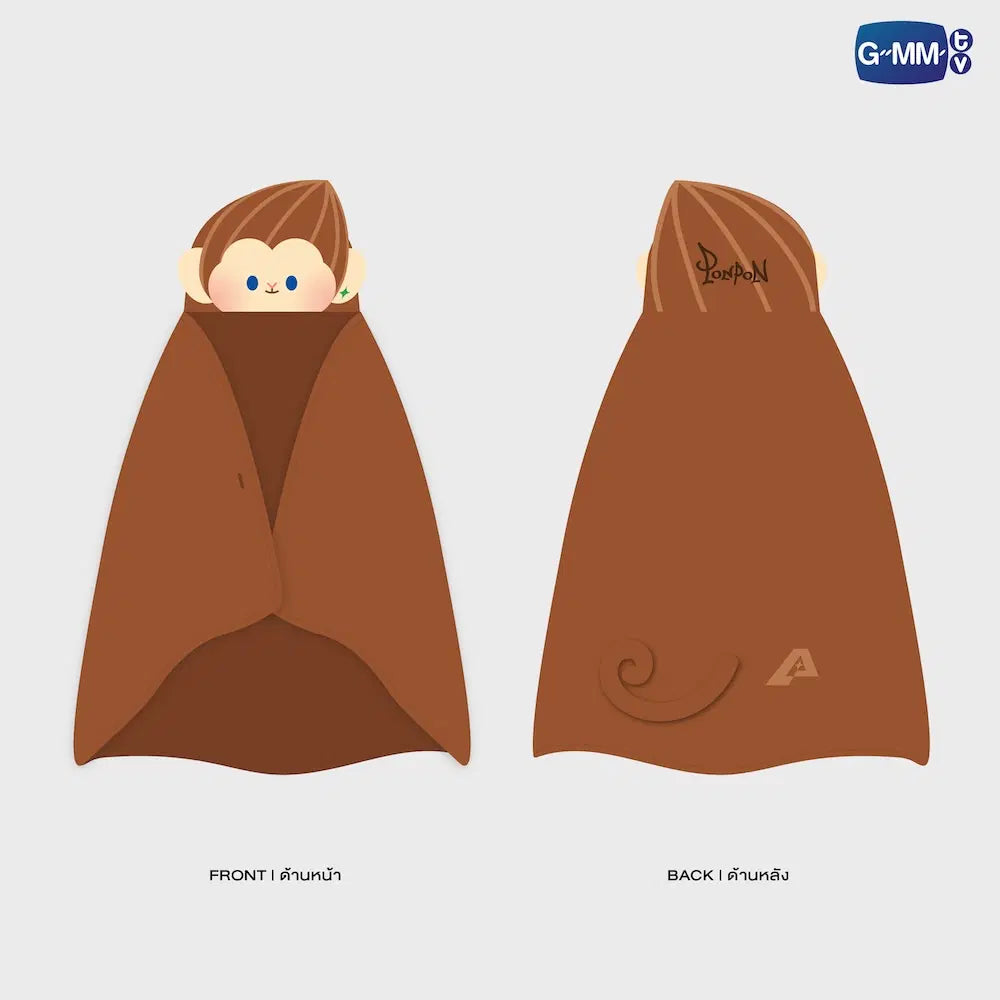 PONPON FANDOM CHARACTER HOODIE BLANKET