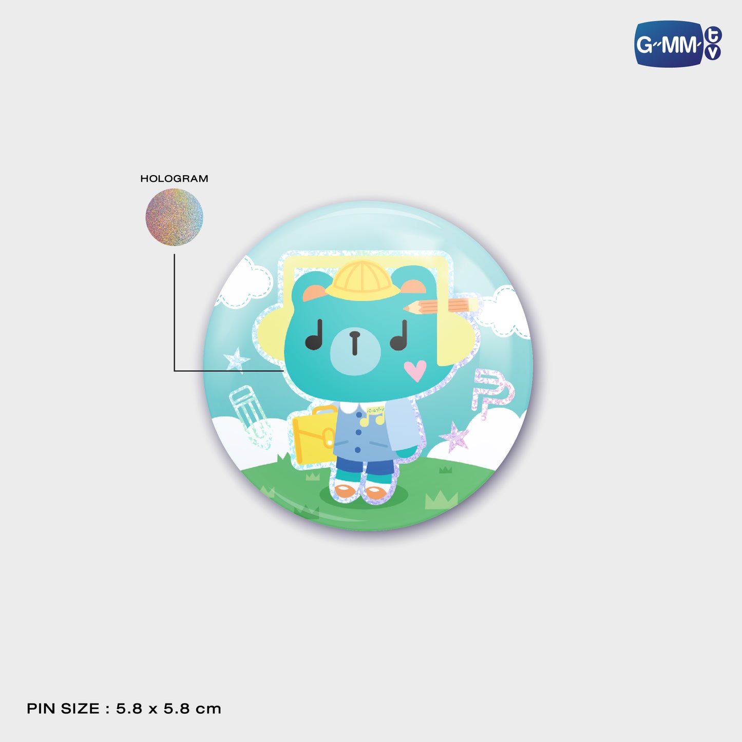 POPOS25-010 PERMPOON HOLOGRAM PIN